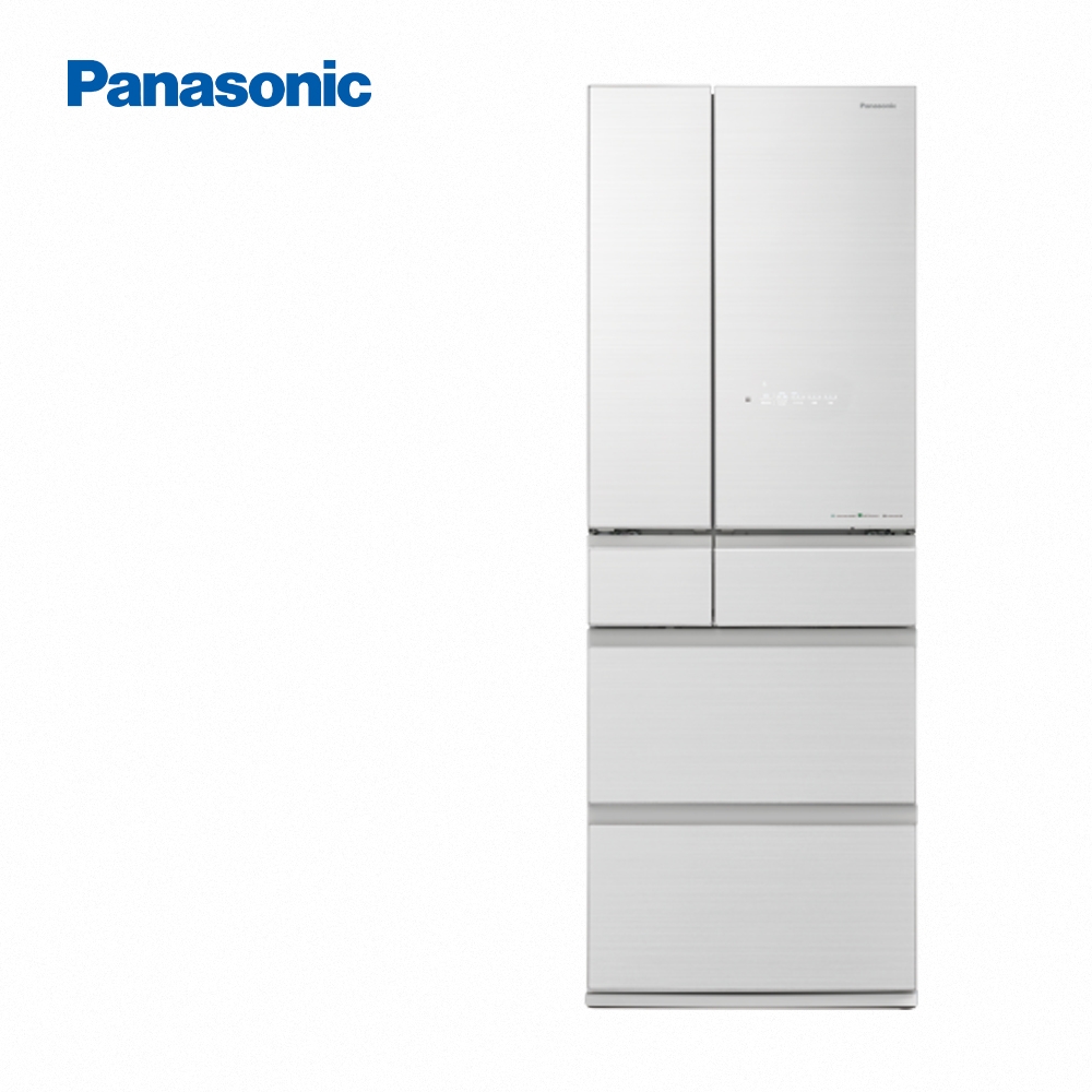 Panasonic國際牌 520公升 一級能效六門變頻冰箱 翡翠白 NR-F529HX-W1