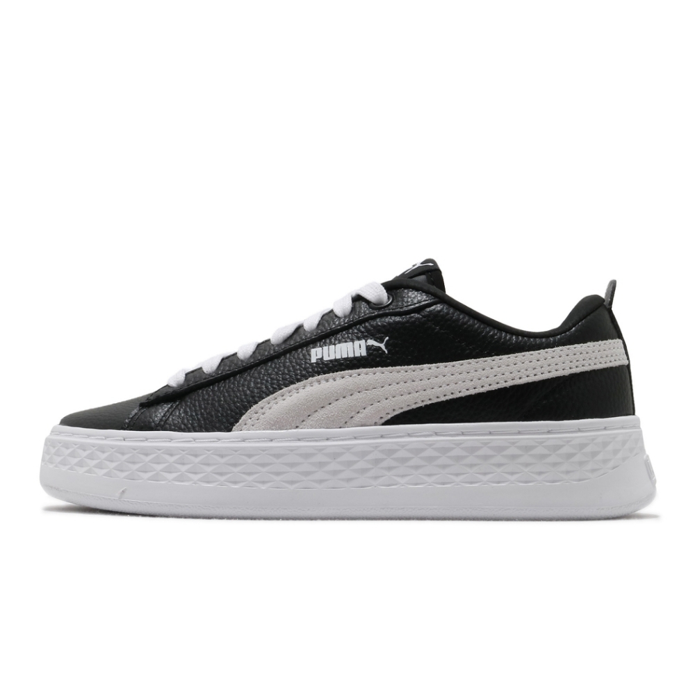 puma smash platform l white