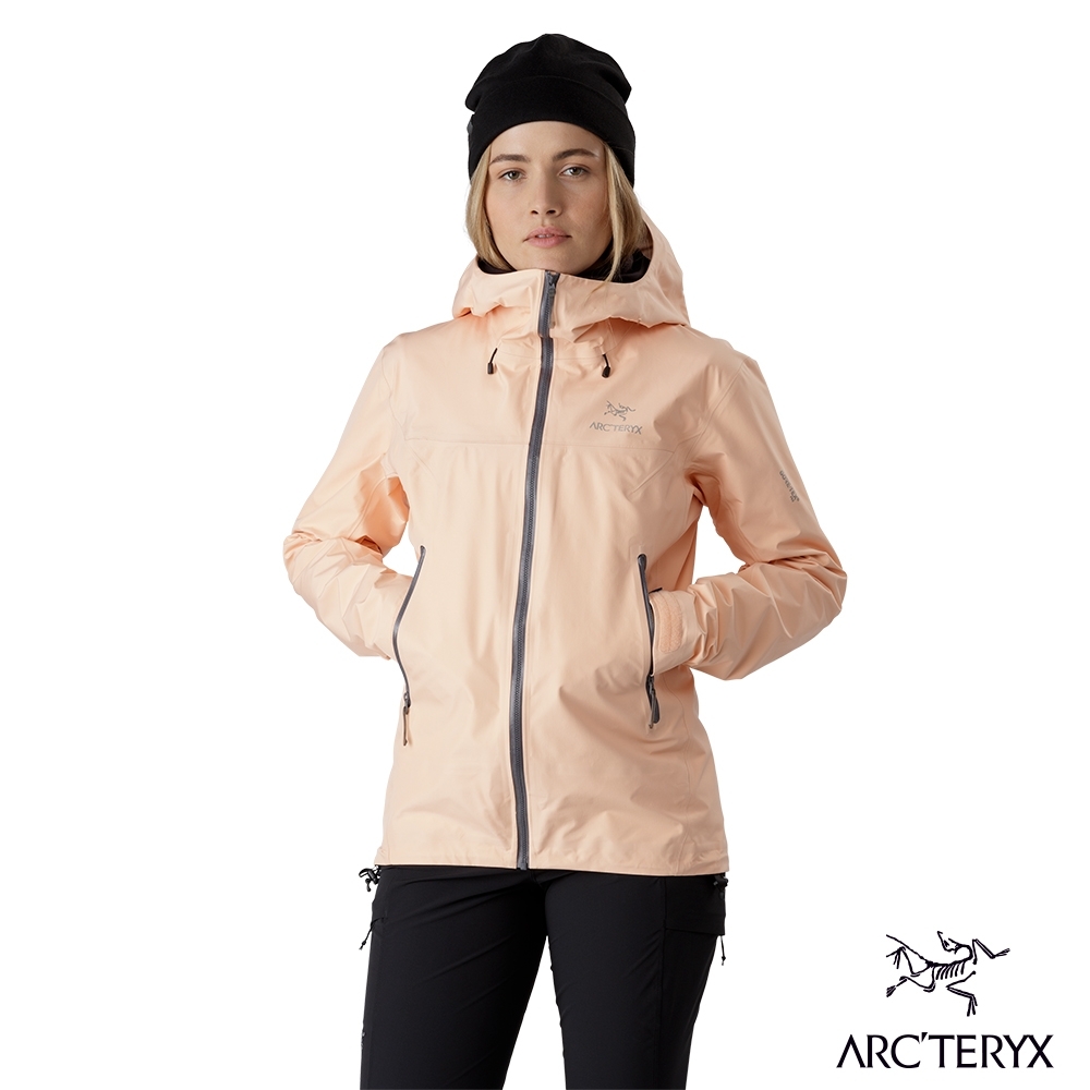 Arcteryx 始祖鳥 女 GORE-TEX Beta LT 防水外套 靈丹粉橘