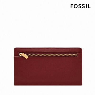 FOSSIL Liza 真皮零錢袋長夾-緋紅色SL7891G602 | 長夾| Yahoo奇摩