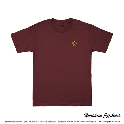 American Explorer 美國探險家 印花T恤(客製商品無法退換) 圓領 美國棉 T-Shirt 獨家設計款 棉質 短袖 -小黃龍