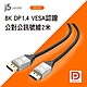 j5create 8K DP1.4 VESA認證公對公高畫質影音訊號線2.0米-JDC43 product thumbnail 2