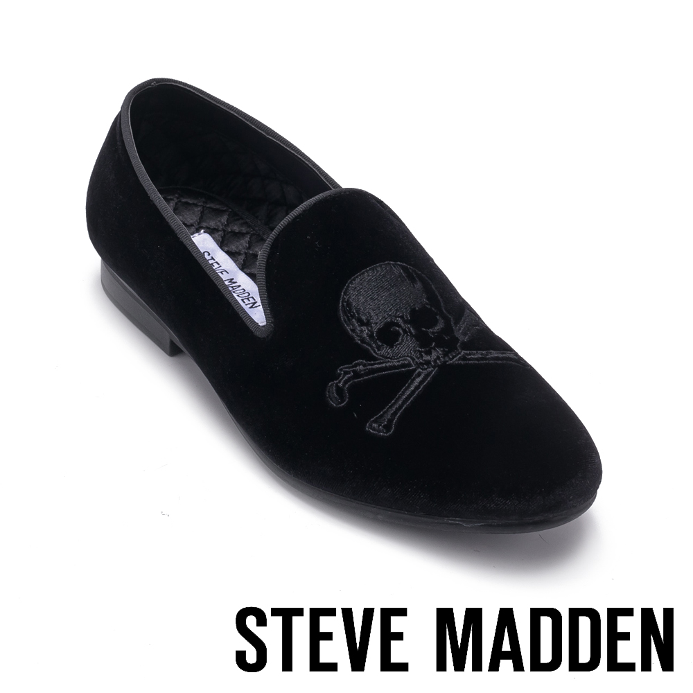 STEVE MADDEN-CRANIUM絨面骷髏男士懶人鞋 