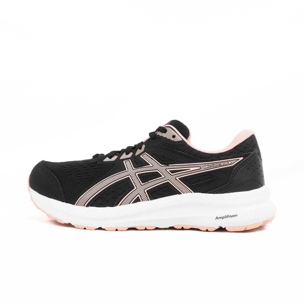 Asics GEL-Contend 8 D [1012B561-003] 女 慢跑鞋 運動 休閒 舒適 寬楦 緩震 黑粉