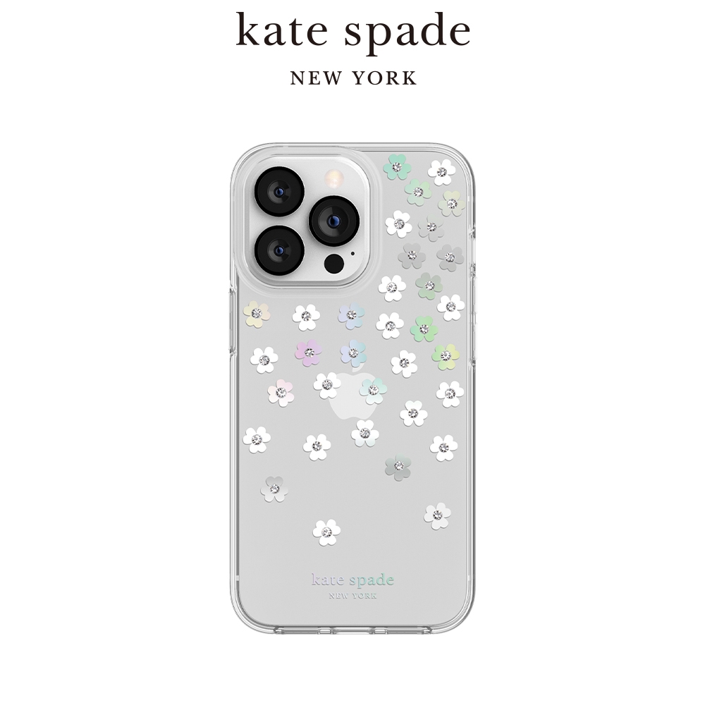 【kate spade】iPhone 14 Plus 精品手機殼 幻彩小花