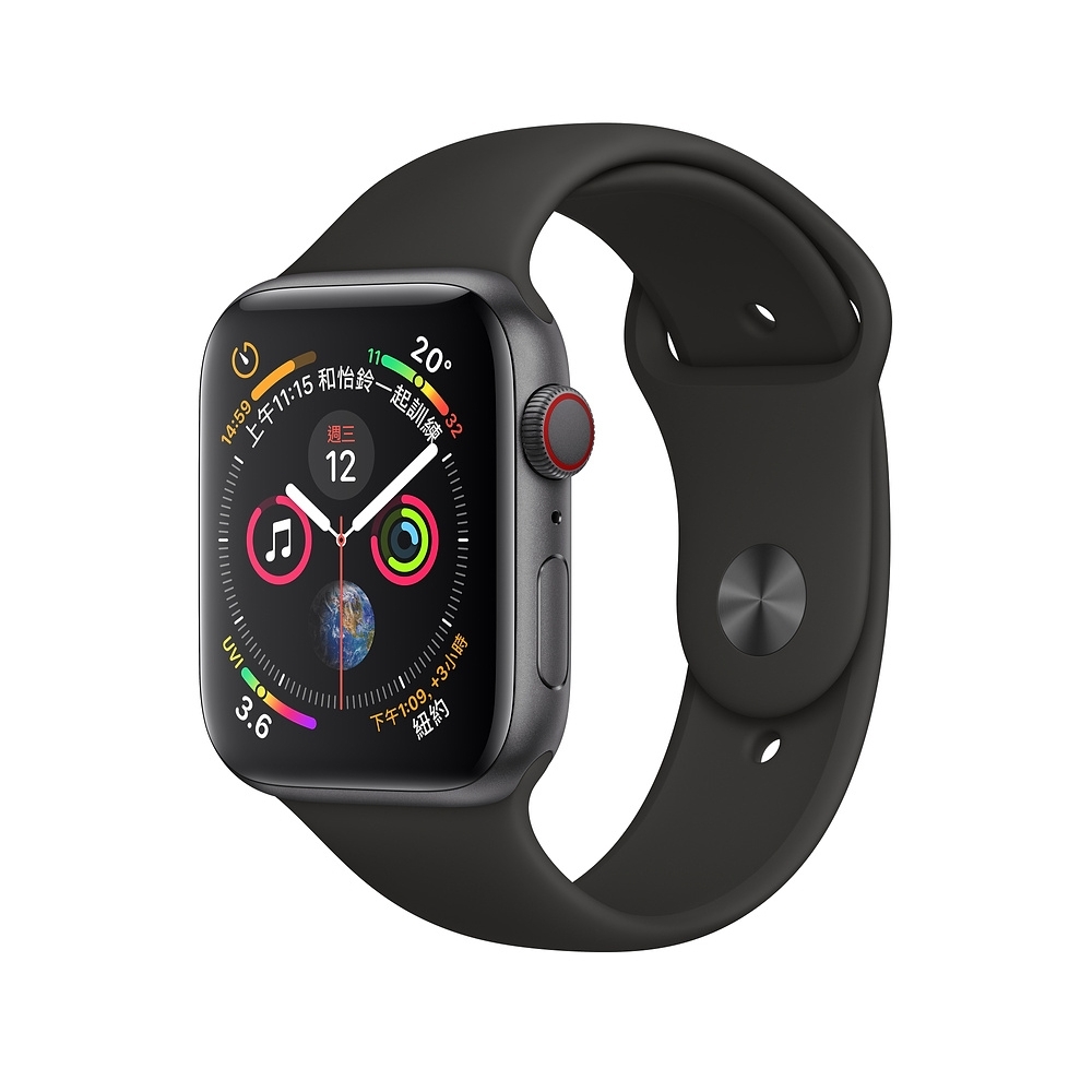 福利品】Apple Watch Series 4 GPS+行動網路鋁金屬錶殼44mm 不含錶帶