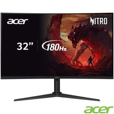 Acer 宏碁 XZ322QU V3 32型曲面2K電腦螢幕 AMD FreeSync