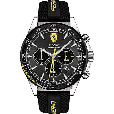 Scuderia Ferrari 法拉利 Pilota 賽車手計時錶(FA0830594)