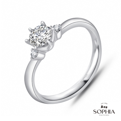 SOPHIA 蘇菲亞珠寶 - 相伴30分 F/VS2 18K金 鑽石戒指