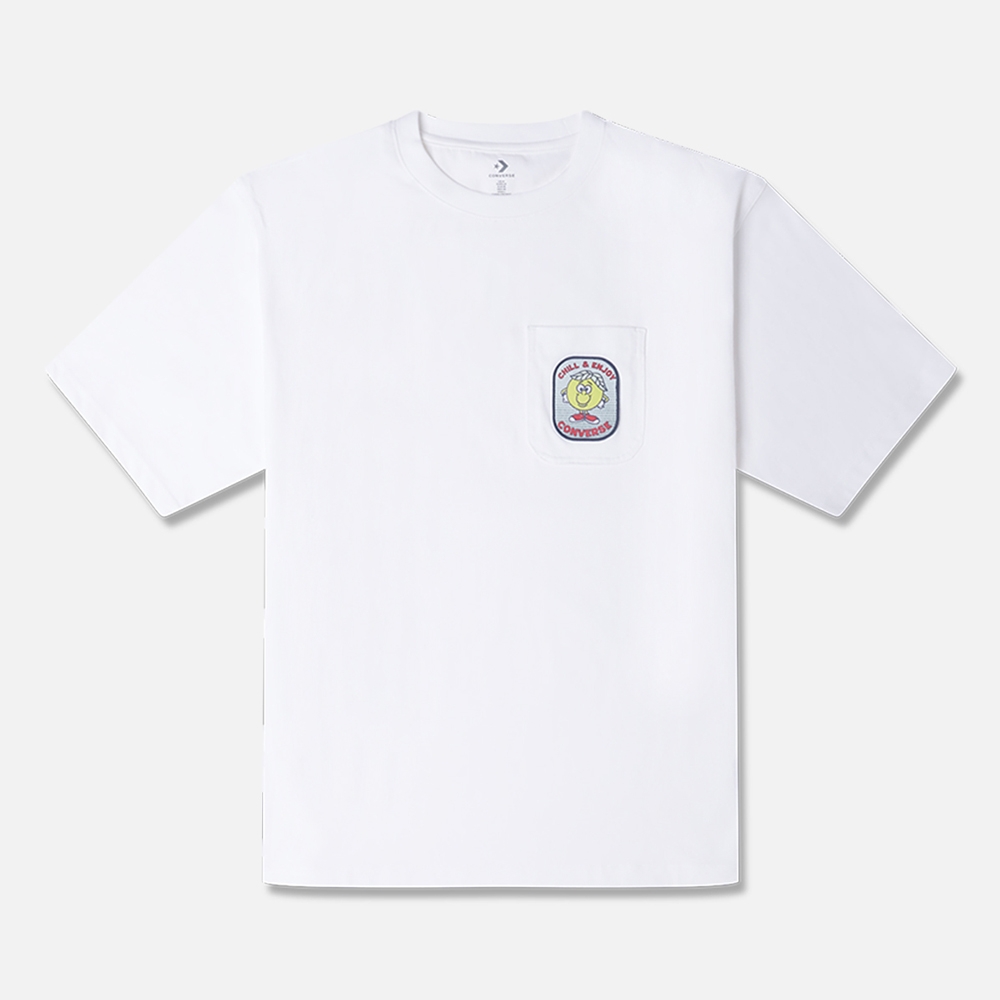 CONVERSE FRUIT PATCH POCKET TEE 短袖上衣 男 水果系列 白色_10024756-A02