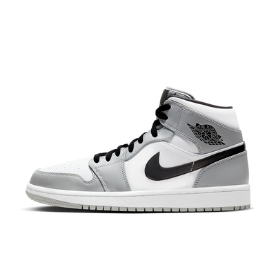 【NIKE】AIR JORDAN 1 MID 籃球鞋 運動鞋 AJ1 喬丹 灰白 男鞋 -554724092