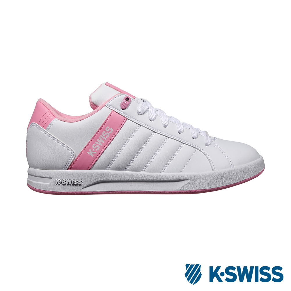 K-SWISS Lundahl WT S時尚運動鞋-女-白/粉紅