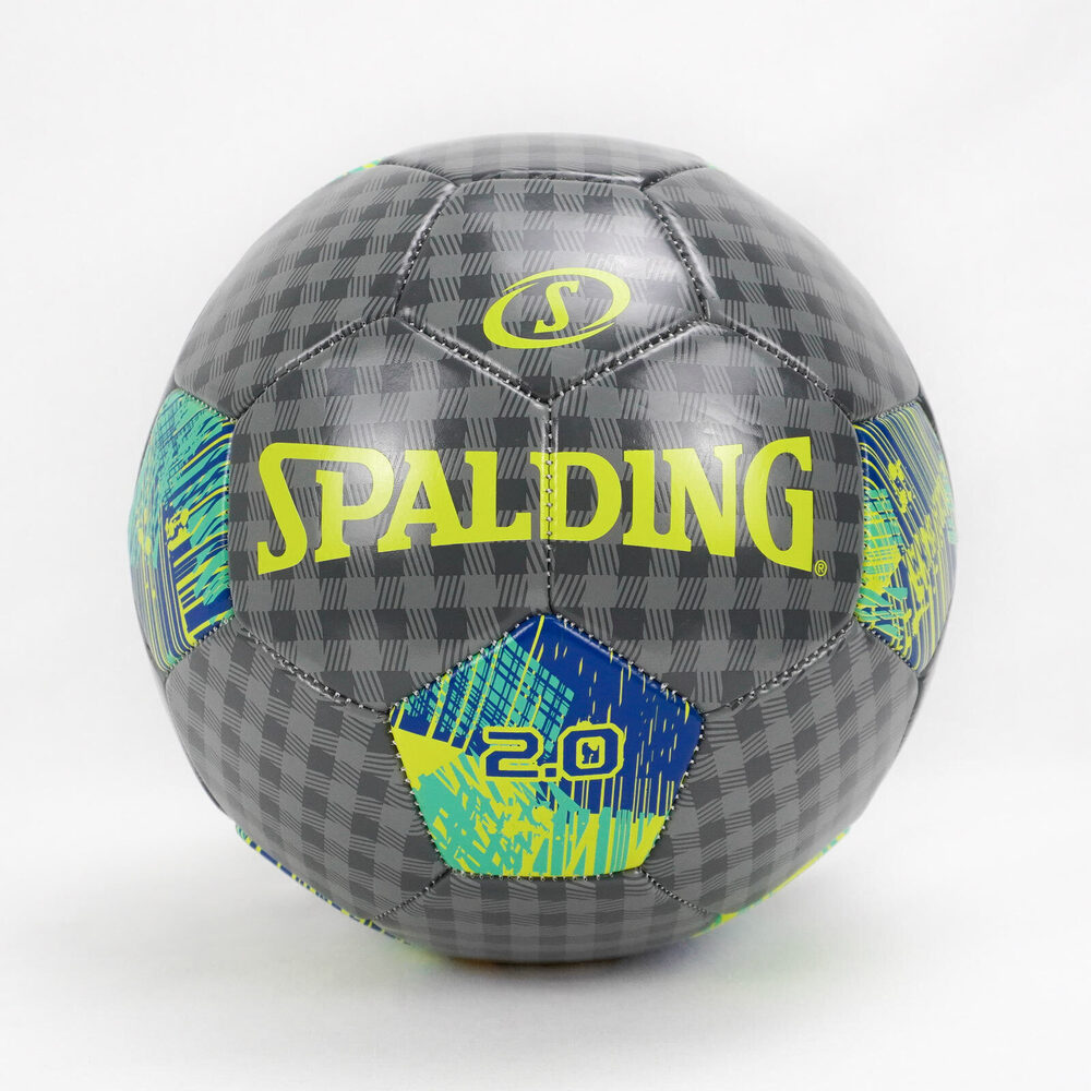 Spalding 2.0 #5 [SPA64953] 足球 5號球 斯伯丁 運動 PVC 光面 格紋 灰黃