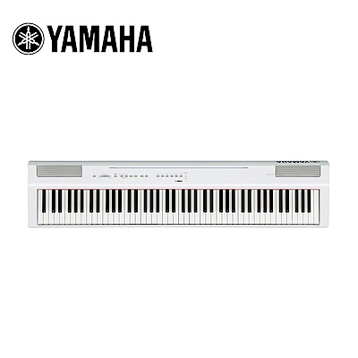 YAMAHA P125 WH 88鍵數位電鋼琴不含琴架組 典雅白色款