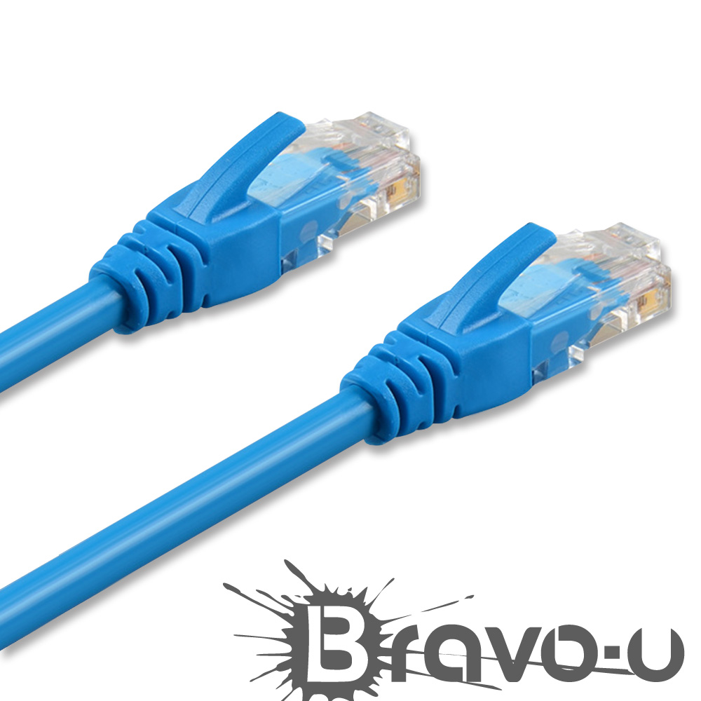 Bravo-u Cat6超高速傳輸網路線(2米) 2入組