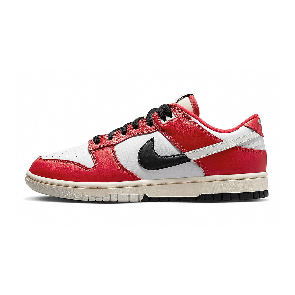 Nike Dunk Low Retro PRM 男紅白色解構芝加哥潮流休閒鞋DZ2536-600