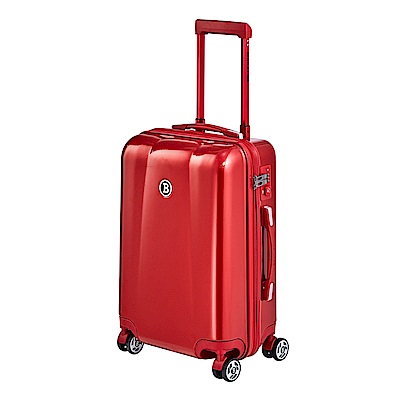 BENTLEY 20吋 PC+ABS 蜂巢纹拉鍊款輕量行李箱 -紅