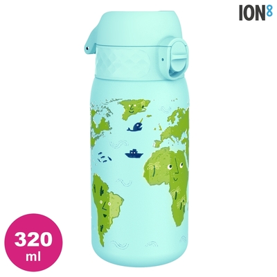 ION8 Pod Insulated Steel 保溫水壺 I8TS320 / World Map天藍 (收納扣環)