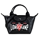 LONGCHAMP X心有所屬EU聯名LE PLIAGE CUIR系列小羊皮短把手提/斜背兩用包(迷你/黑) product thumbnail 1