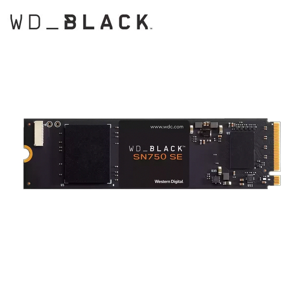 WD 黑標 SN750 SE 500GB M.2 2280 PCIe SSD固態硬碟