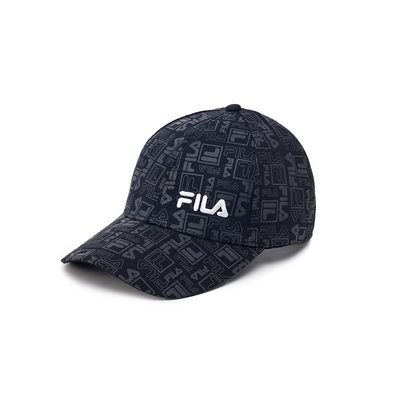 FILA 時尚LOGO帽-黑色 HTX-5102-BK