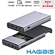 HAGiBiS海備思 鋁合金Type-c/4K UHD/USB/SD擴充轉接器+硬碟盒 product thumbnail 1