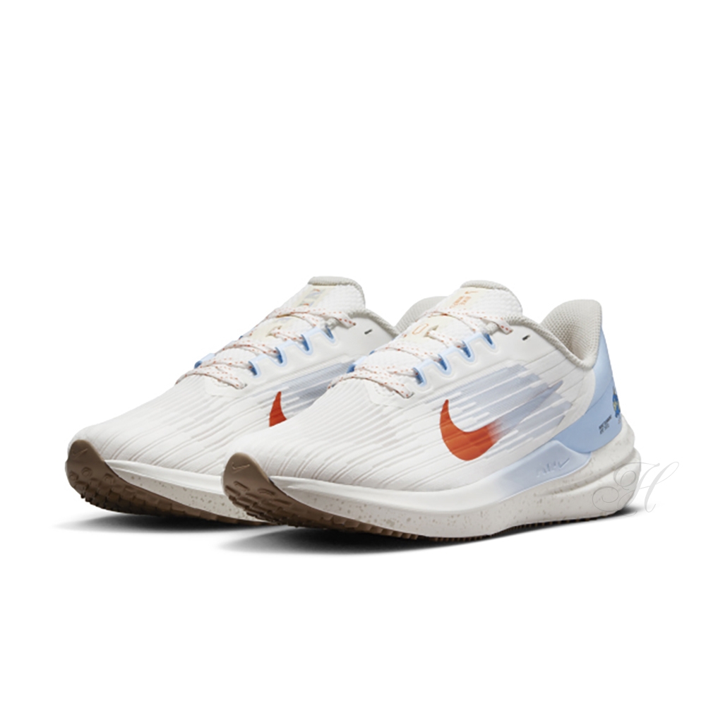 NIKE 慢跑鞋  運動鞋 緩震 女鞋 白藍 DX6048181 WMNS  AIR WINFLO 9