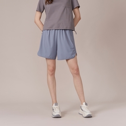 GIORDANO  女裝吸濕排汗冰涼感短褲 B-SPORTS系列 - 32 灰藍