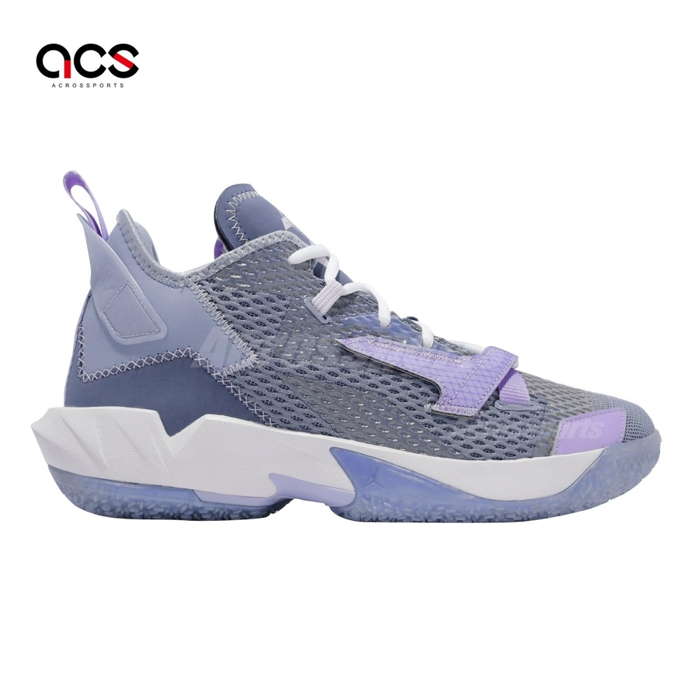 Nike 籃球鞋Why Not Zer0 4 PF 男鞋海外限定喬丹避震包覆明星款紫白