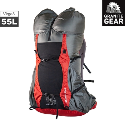 Granite Gear Virga3 55 登山健行背包 / 0002燧石灰-紅