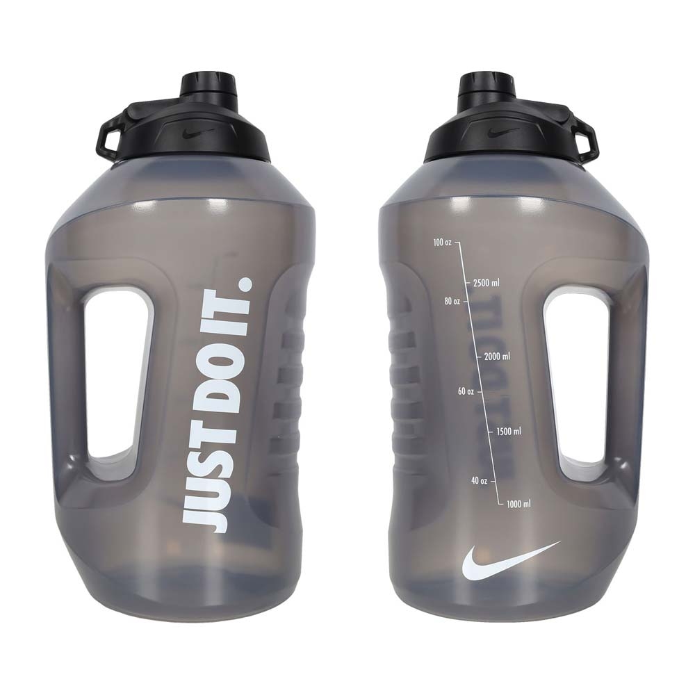 NIKE SUPER JUG 大口徑超容量水壺128OZ-露營登山健身N1008998072C1 灰 