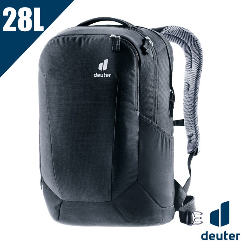 Deuter GIGA 28L 透氣休閒電腦後背包(可放15吋筆電)_黑