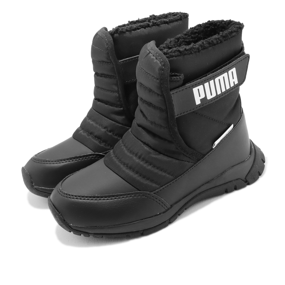 Puma 休閒鞋 Nieve Boot WTR AC PS 童鞋 中童 基本款 防潑水 魔鬼氈 內刷毛 38074503