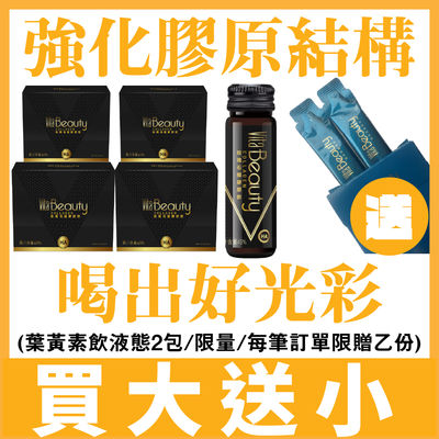 VitaBeauty 玫瑰石榴膠原飲HA  8入x4盒