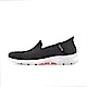 Skechers Go Walk 6 [124625BKPK] 女 健走鞋 運動 步行 休閒 緩震 舒適 懶人鞋 黑 粉 product thumbnail 1
