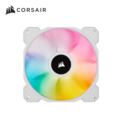 海盜船 CORSAIR SP120 RGB ELITE 白色機殼風扇-單入