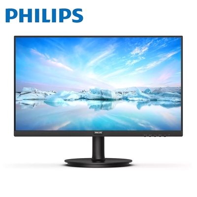 【福利機】Philips 飛利浦 271V8B 27吋 液晶螢幕 IPS 100Hz 可壁掛 (1A1H/4ms/IPS/100Hz/無喇叭/Adaptive Sync)抗閃系列.低藍光 電腦螢幕