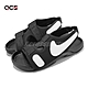 Nike 涼鞋 Sunray Adjust 6 GS 童鞋 女鞋 大童鞋 黑 白 魔鬼氈 小朋友 DX5544-002 product thumbnail 1