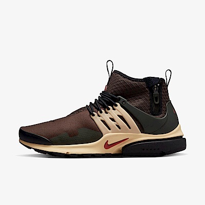 Nike Air Presto Mid Utility [DC8751-200] 男 休閒鞋 經典 襪套式 中筒 咖啡