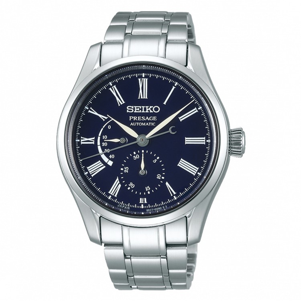 SEIKO 精工 Presage 琺瑯面盤 機械腕錶-男錶(SPB091J1)40.5mm