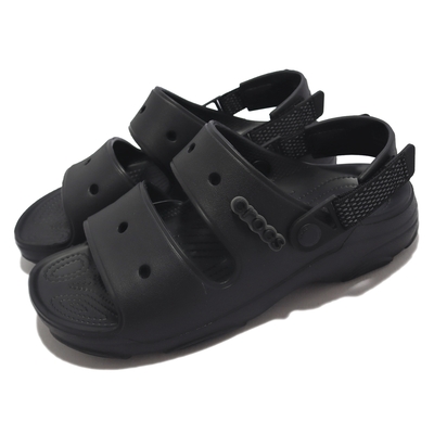 Crocs 涼拖鞋 Classic All-Terrain Sandal 男鞋 女鞋 黑 全黑 休閒 雙帶 207711001