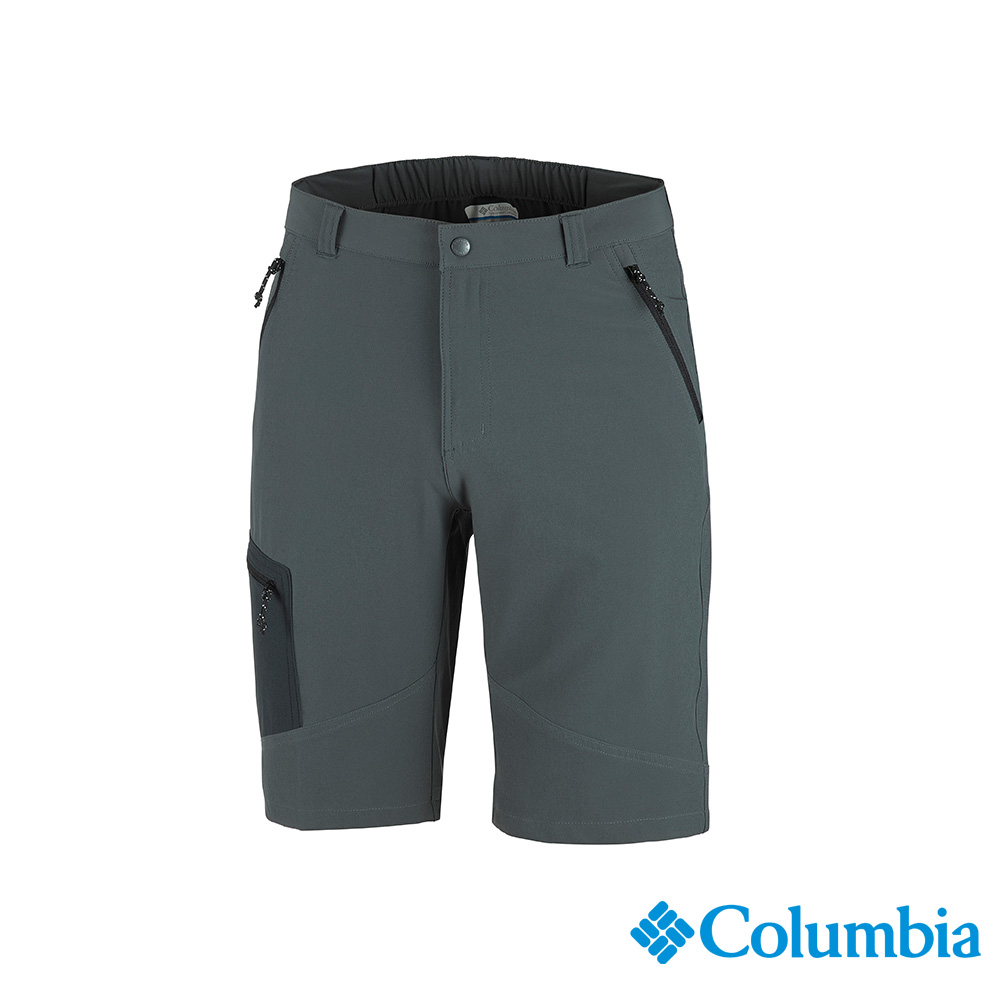 Columbia 哥倫比亞 男款-UPF50防潑短褲-深灰 UAO12910DY