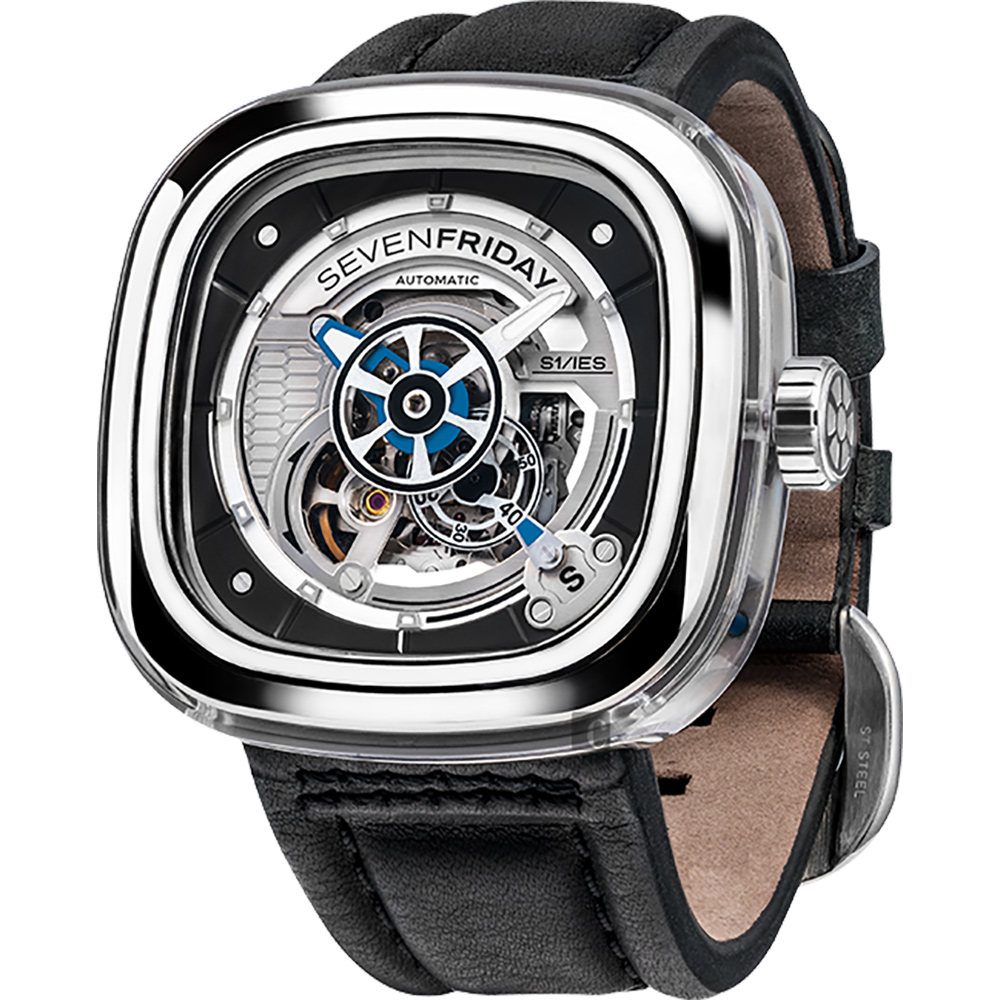 SEVENFRIDAY S1 透視極限自動上鍊機械錶 過年送禮-47mm