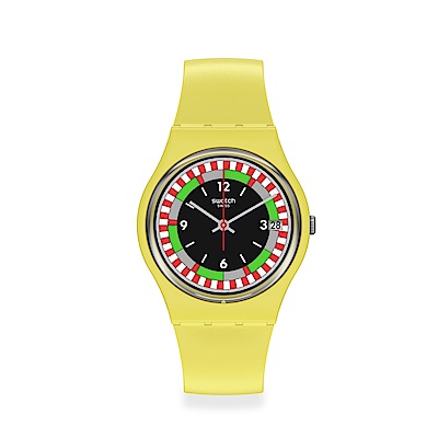 Swatch Gent 原創系列YEL_RACE(34mm)