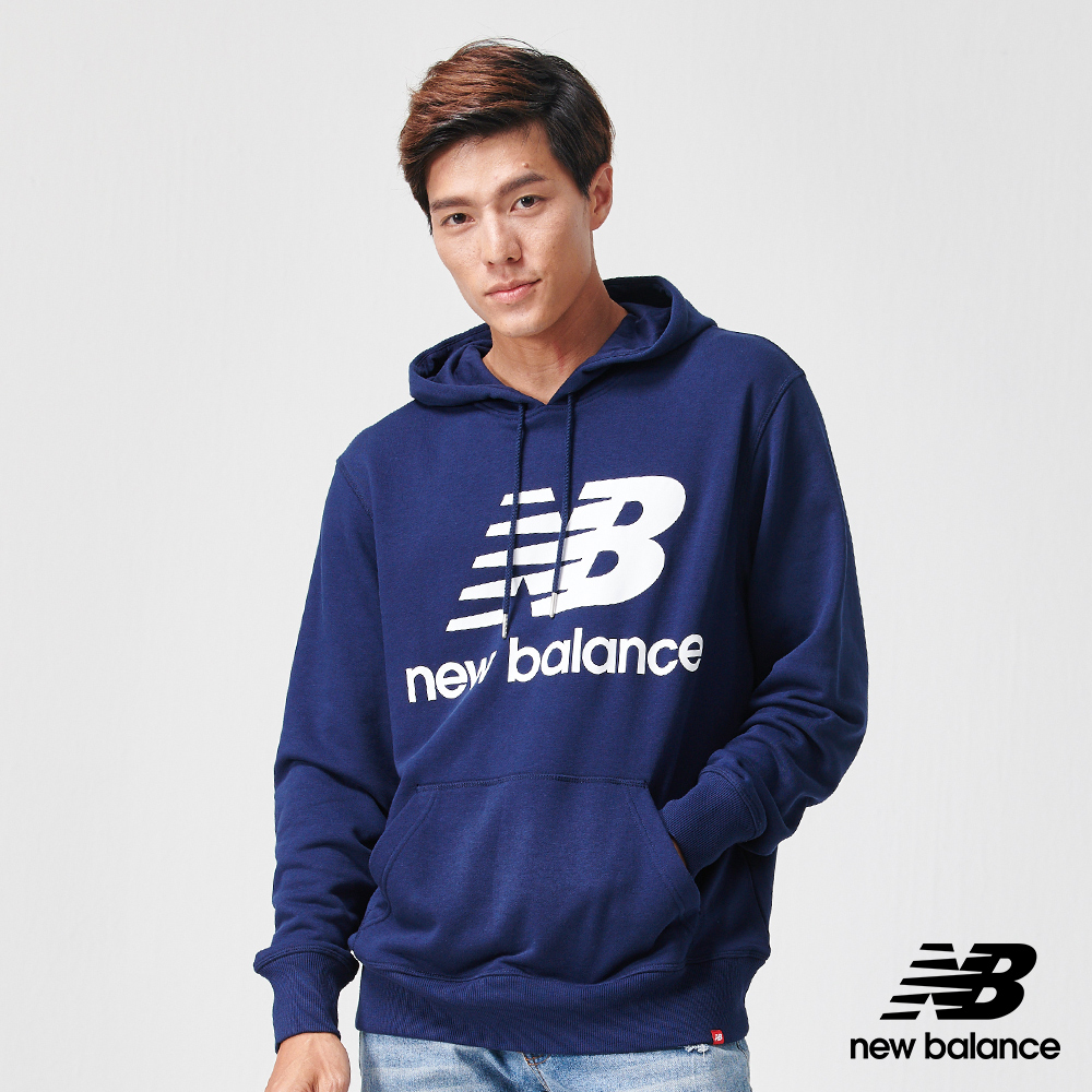 New Balance 連帽長上衣_AMT91547PGM_男性_深藍