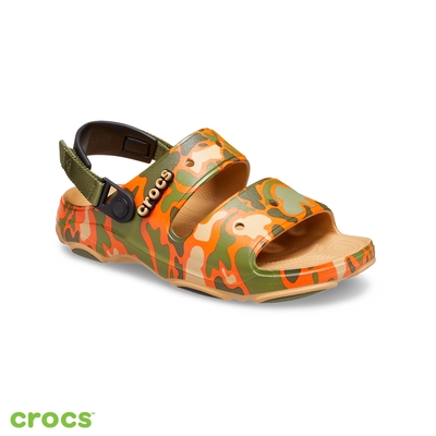 Crocs 卡駱馳 (中性鞋) 經典All Terrain迷彩涼鞋-208063-2UG