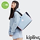 Kipling 藍粉撞色拼接大容量主袋手提包-NALO product thumbnail 1
