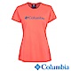 Columbia 哥倫比亞 女-LOGO快排短袖上衣粉紅-UAR19730PK product thumbnail 1
