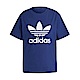 Adidas Trefoil Tee [IR9537] 女 短袖 上衣 T恤 運動 經典 休閒 三葉草 基本款 深藍 product thumbnail 1