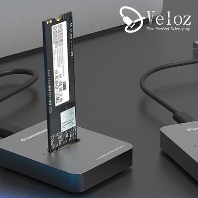 Veloz-M2 SSD NVME放置型外接硬碟座(velo-34)